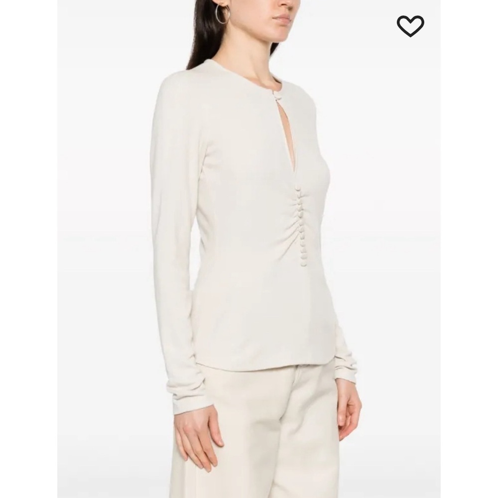 ISABEL MARANT Ivory Wool Blend 'Dorine' Sweater Size 34 US 2 NWOT